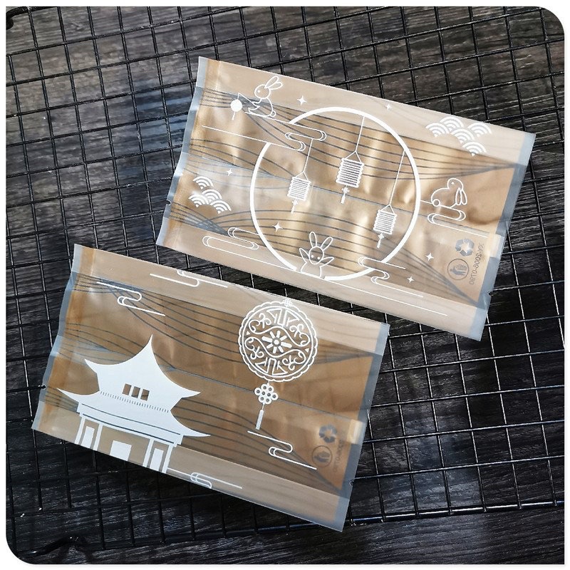 Túi bánh trung thu 150g hàn miệng túi 4 mẫu thỏ