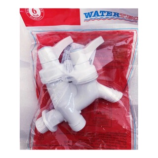 Vòi hồ tay gạt 2 đầu nước ra WaterTec nhập khẩu Malaysia - Mã WT001K
