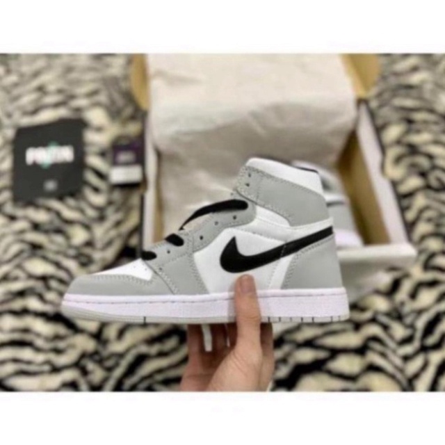 [FREE SHIP] [FREE SHIP] Giày thể thao JD 1 cao cổ xám trắng đen 💦SALE SỐC🌺, Giày air jordan 1 xám cao móc đen nam nữ m | WebRaoVat - webraovat.net.vn