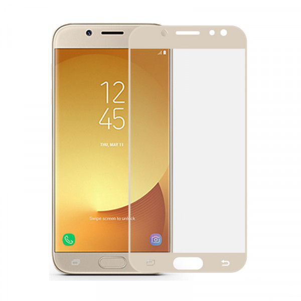 Kính cường lực samsung j7 pro full màn hình tặng kèm khăn lau.