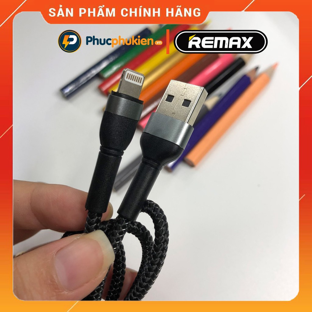 Dây sạc 2m chính hãng Remax 124i hỗ trợ sạc 2.4A dành cho 14 pro max trở xuống Phúc Phụ Kiện Remax | BigBuy360 - bigbuy360.vn