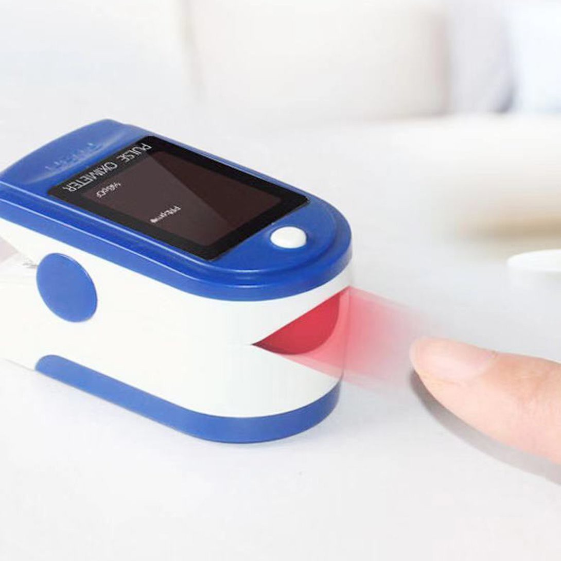 Máy đo nhịp tim & oxy SPO2 kẹp đầu ngón tay nhanh chóng tiện dụng