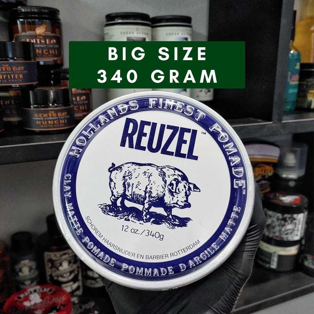 Sáp tạo kiểu Reuzel Clay Matte Pomade - 340g | Big size