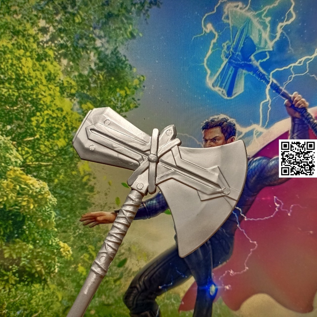 1819 Mô hình búa thần sấm 20Cm thor marvel End Game Avengers