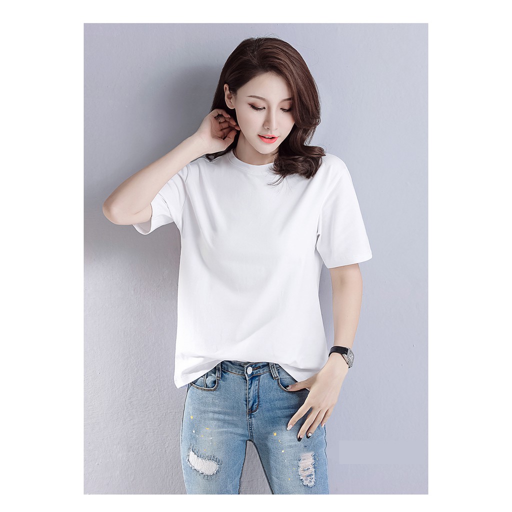 COMBO 4 ÁO TRƠN FORM RỘNG VẢI DÀY MỀM MIN | BigBuy360 - bigbuy360.vn