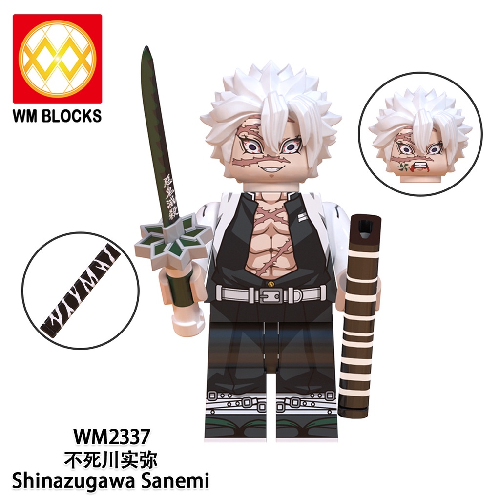 Minifigures Các Mẫu Nhân Vật Kimetsu No Yaiba Trong Phim Thanh Gươm Diệt Quỷ Demon Slayer WM6137 - Đồ Chơi Lắp Ráp Mini