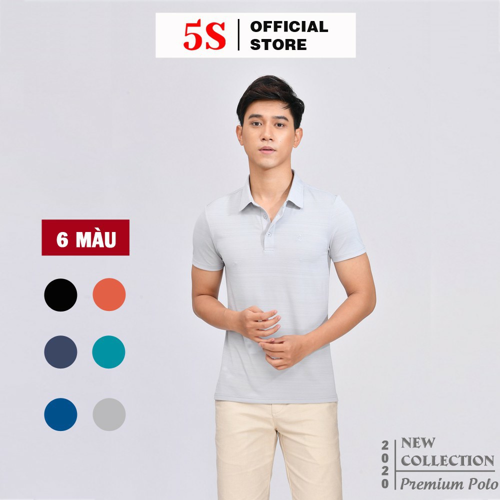 Áo Phông Nam Cổ Bẻ Trơn Zakado 6 Màu, Dáng Thể Thao Trẻ Trung, Năng Động