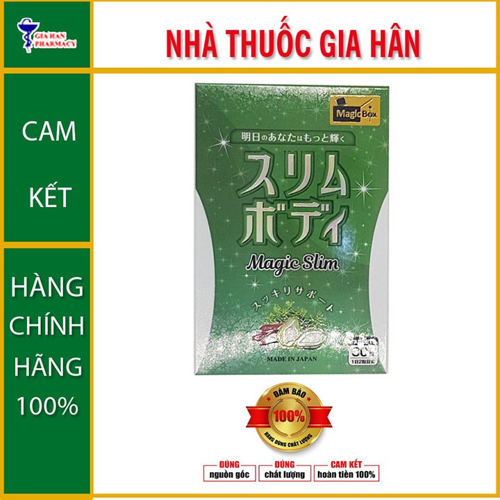 Viên Uống Giảm Cân Nhật Bản Magic Slim - Hộp 30 viên