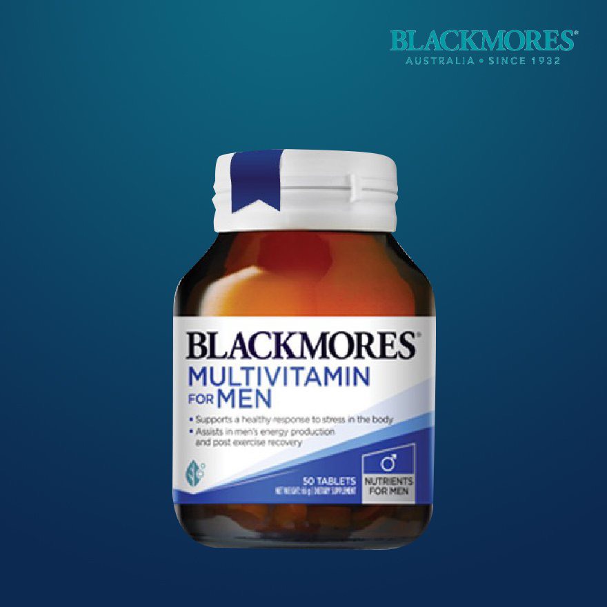 Thực Phẩm Bảo Vệ Sức Khỏe Blackmores Multi Vitamin For Men Hỗ Trợ Sức Khỏe Sinh Lý Nam 50 Viên