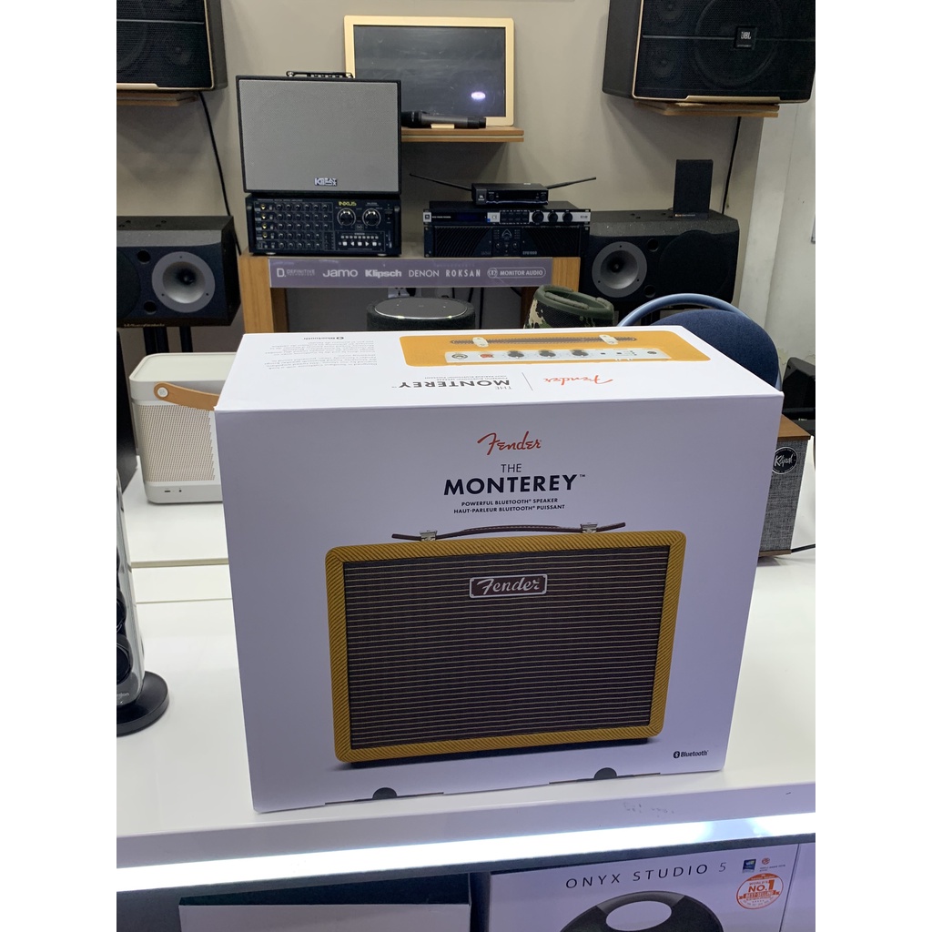 Loa Bluetooth FENDER MONTEREY TWEED chính hãng - Bảo hành 12 tháng.