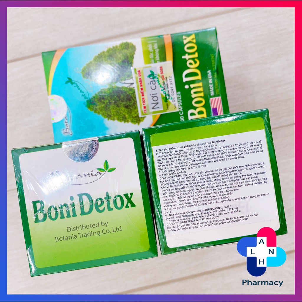 BONIDETOX - Thực phẩm bảo vệ sức khỏe.