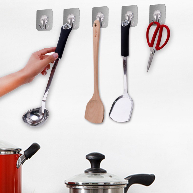 Móc dán tường siêu dính trong suốt - Móc dán tường siêu dính tiện lợi