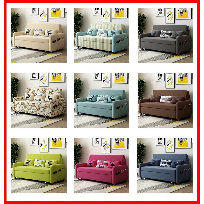 [Hot] Giường Ngủ Thông Minh - Giường Sofa Gấp Gọn Thành Ghế Đa Năng - Ghế Sofa Kéo Thành Giường