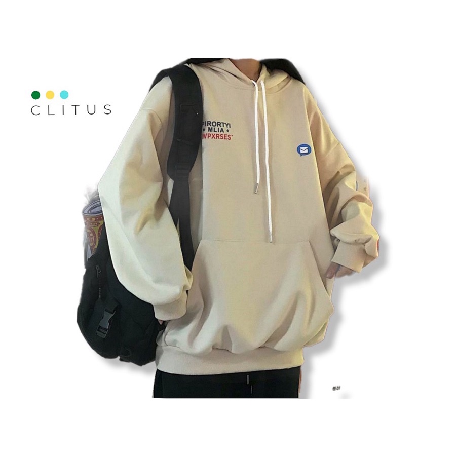 Áo HOODIE UNISEX Form Rộng Chất Nỉ Ngoại Dày Dặn - CLITUS FASHION