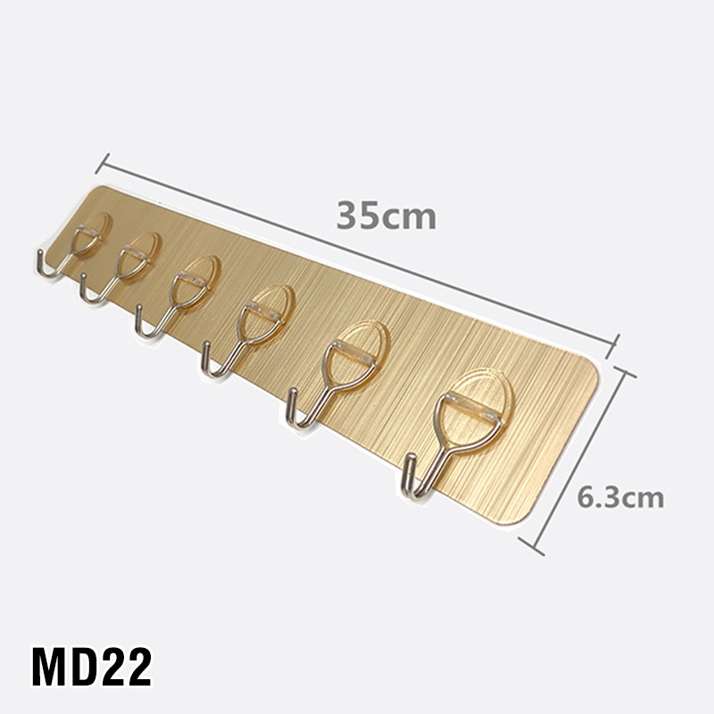 Móc dán tường siêu dính móc treo đồ dạng tấm chịu lực lên tới 10 kg - MD22