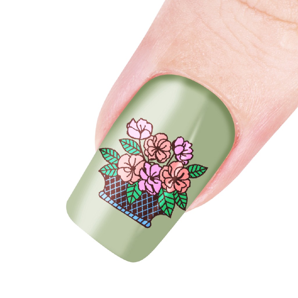 [Hàng mới về] Bộ khuôn trang trí móng tay xinh xắn chất lượng cao