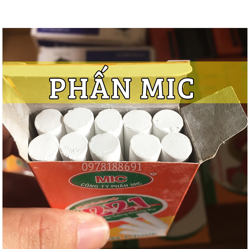 Phấn  MIC không bụi hộp 10 viên