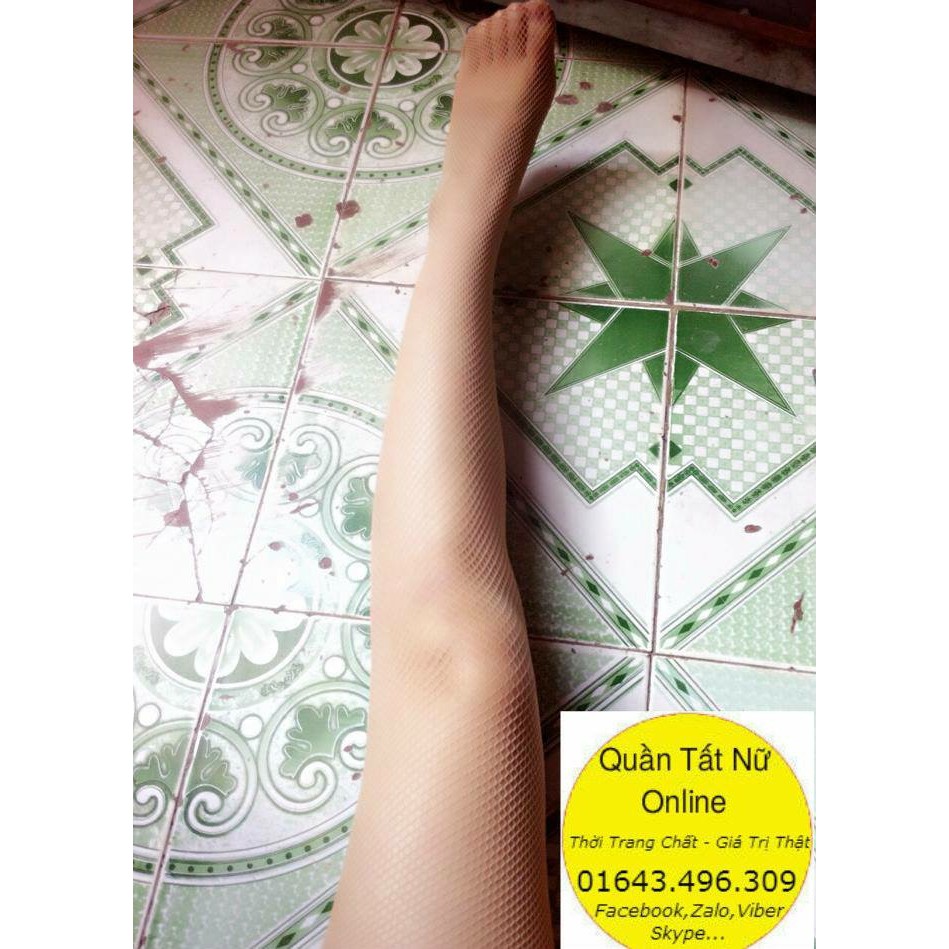 combo 30c quần tất lưới màu da