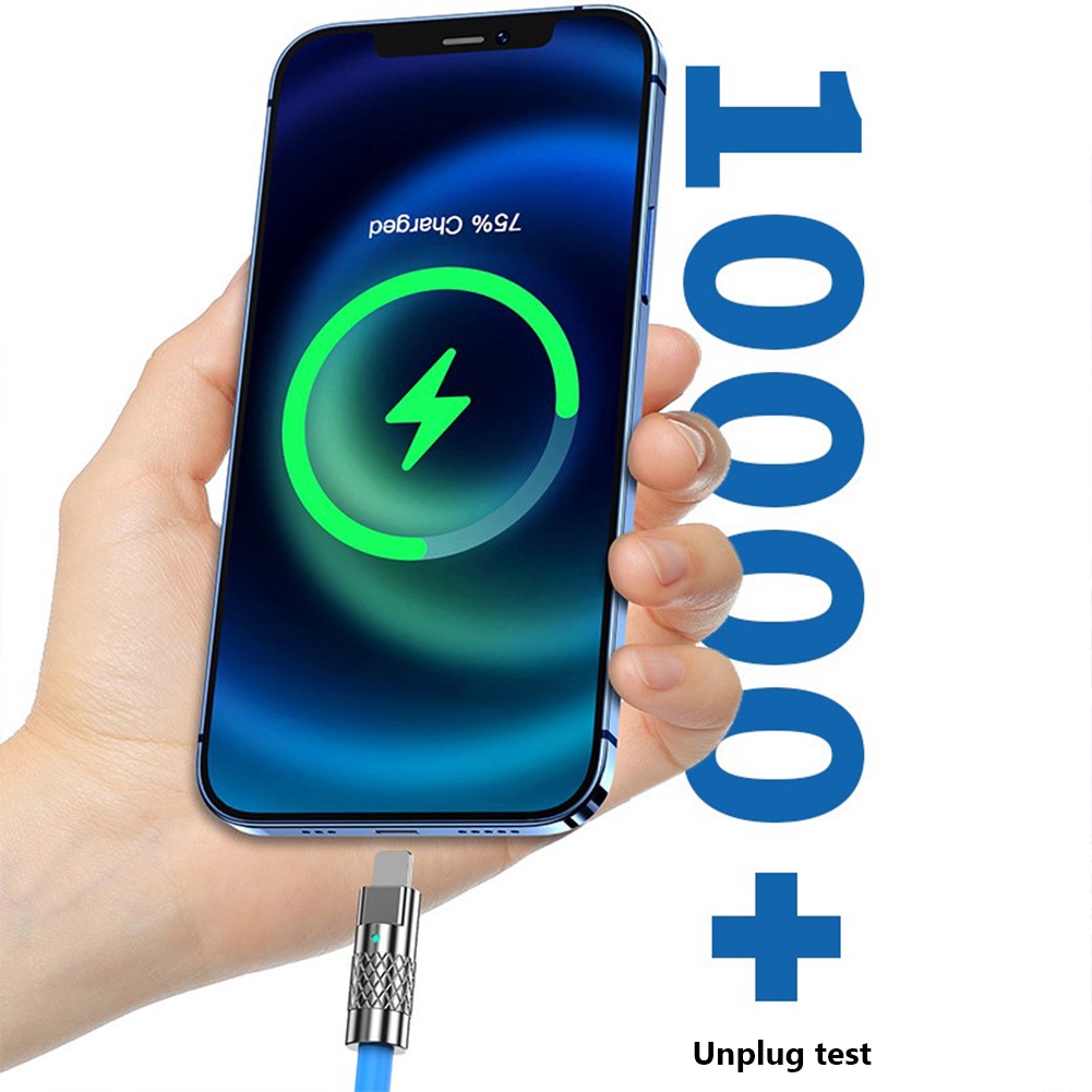 Dây Cáp Sạc Nhanh Type-c 120w 6a Bằng Silicon Cho Iphone