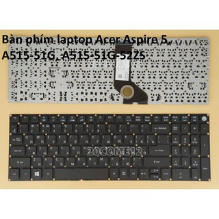 ⚡️bàn phím laptop acer aspire 5, a515-51g, a515-51g-52zs