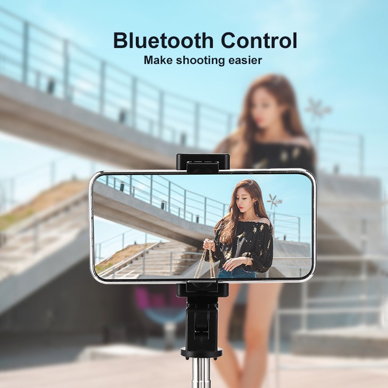 Gậy Chụp Ảnh Tự Sướng Bluetooth Điều Khiển Từ Xa Giá Đỡ | BigBuy360 - bigbuy360.vn