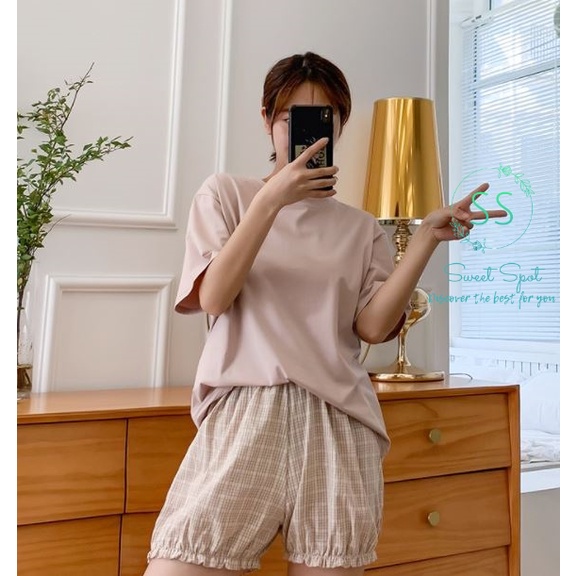 [Siêu phẩm] Đồ bộ nữ ở nhà cao cấp, bộ đồ ngủ, đi chơi, set đồ Hàn Quốc mặt cười dễ thương