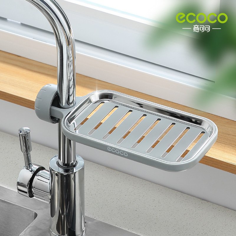 Giá để đồ thông minh kẹp vòi rửa bát, nhà tắm tiện dụng ecoco E 1913 1914