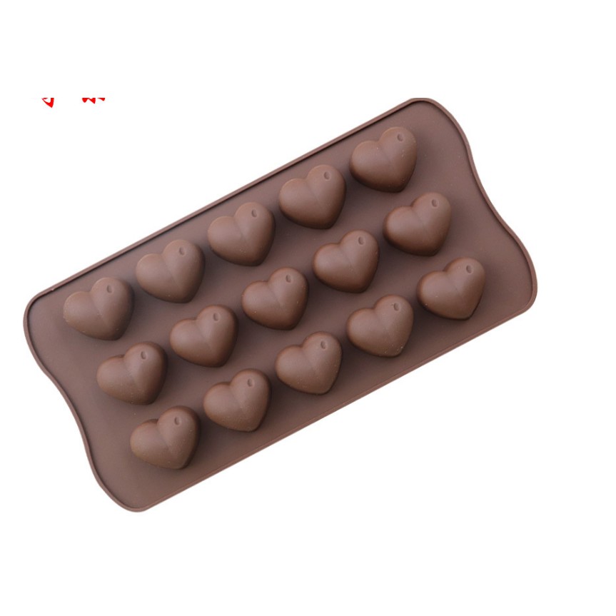 Khuôn Silicon Làm Kẹo Socola HÌnh Trái Tim