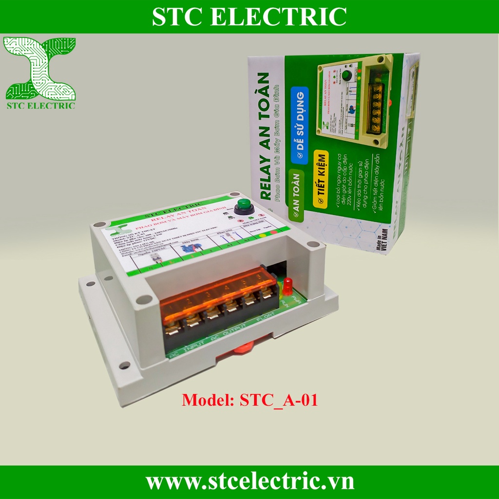 Combo Rơ le an toàn phao điện và phao điện JY-70AB