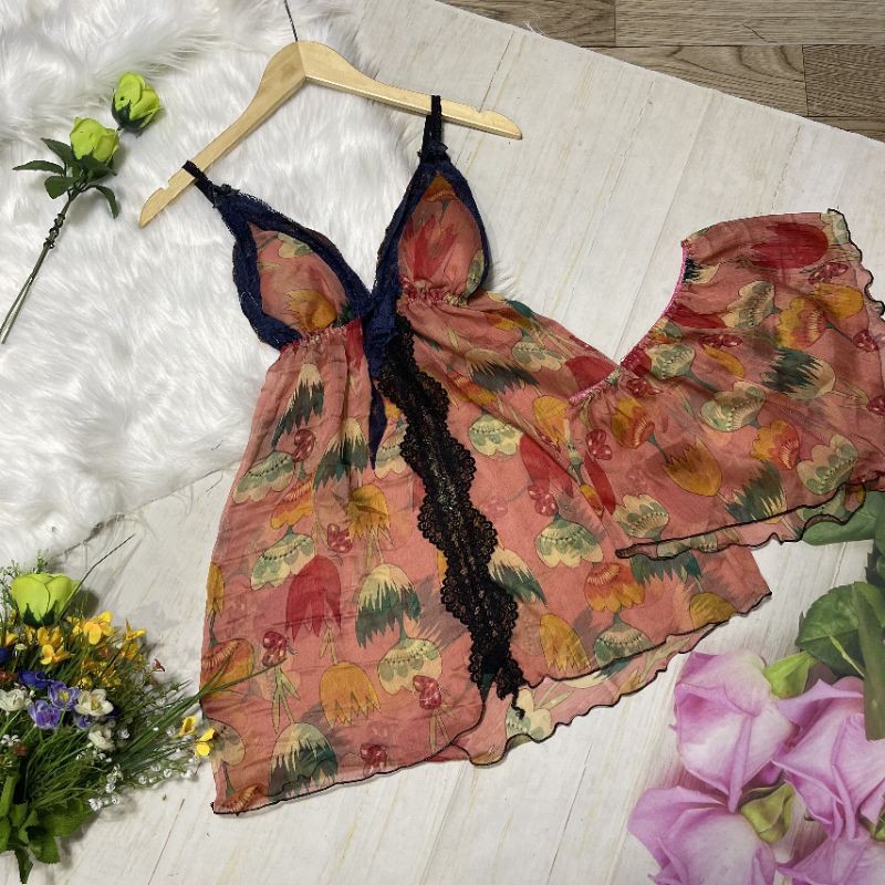 Đầm ngủ phi có mút kèm quần, phom 55kg | BigBuy360 - bigbuy360.vn