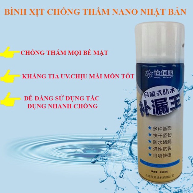 Chai xịt chống thấm chống dột