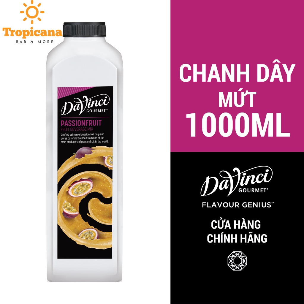 Mứt Davinci Gourmet Trái cây 5 vị - chai 2L