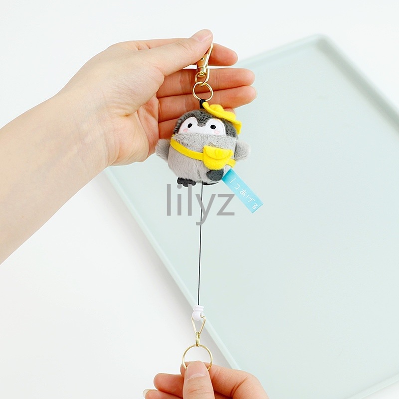 Móc Khóa Chim Cánh Cụt Nhồi Bông Dễ Thương