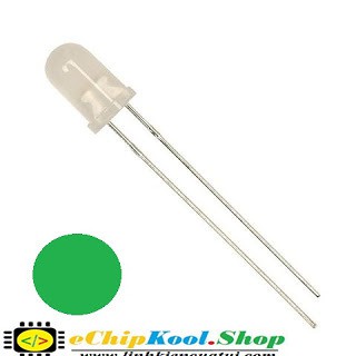 Led 5mm màu xanh lá đục - combo 50 con