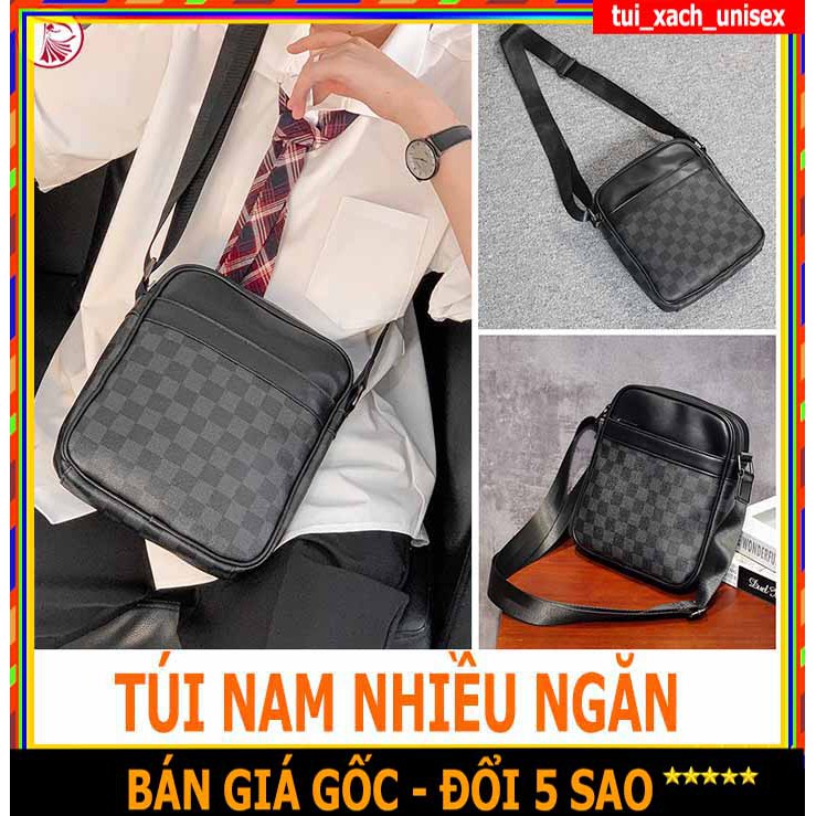 ❤️ LOẠI 1 ❤️ Túi DA NAM CAO CẤP NHIỀU NGĂN Đựng Vừa Ipad CHỐNG NƯỚC ĐEO CHÉO Đi Học Sinh Viên Ưa Dùng Thời Trang NỮ