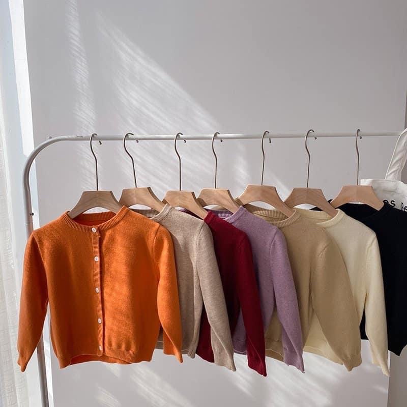 Khoác cardigan bé gái