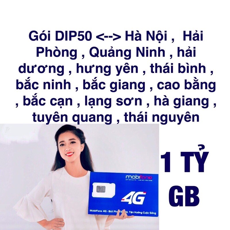 SIM MAX KO GIỚI HẠN - ED50 - DTHN - S50 - DIP50 - THAGA -  Mobifone Chính Hãng Ưu đãi Khủng