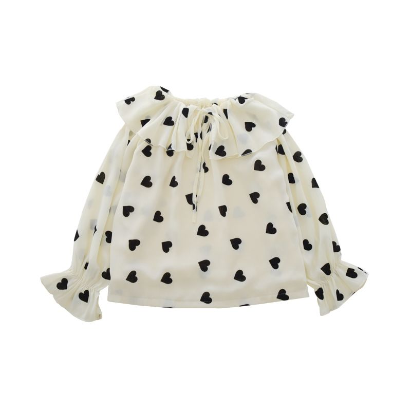 Western Style Long Sleeve Chiffon Shirt 2021 For Girls