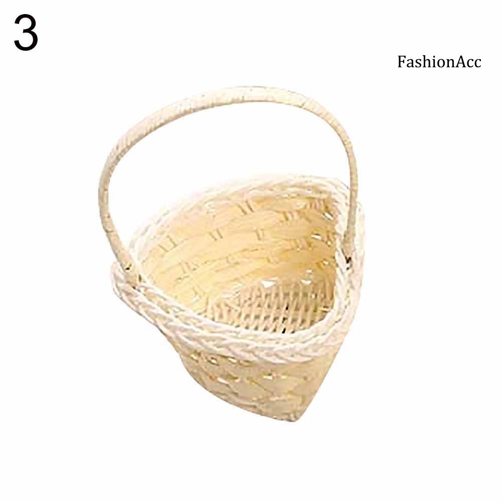 Giỏ đựng củ quả picnic thiết kế dễ thương đan sợi nhựa | BigBuy360 - bigbuy360.vn