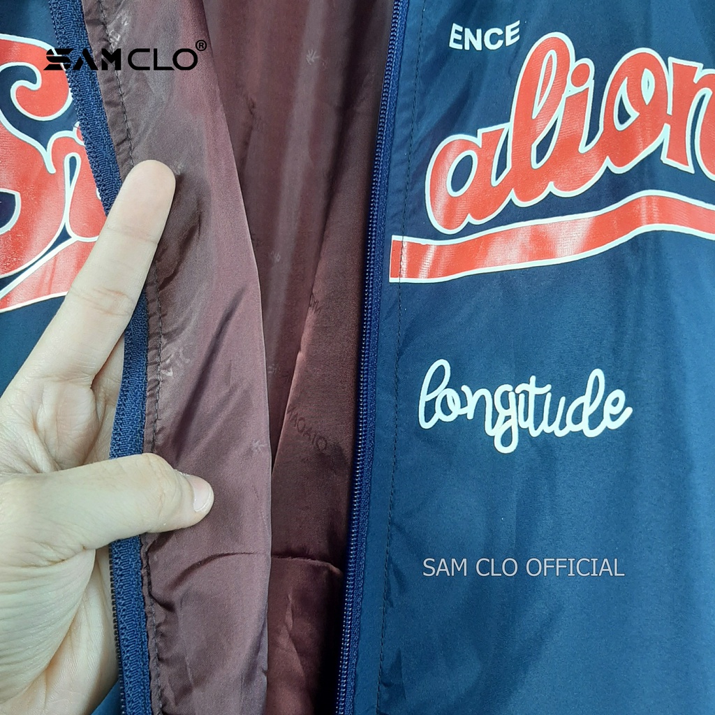 ÁO KHOÁC DÙ nam nữ SAM CLO phong cách bóng chày form rộng unisex mặc cặp - couple in chữ SIMBALION