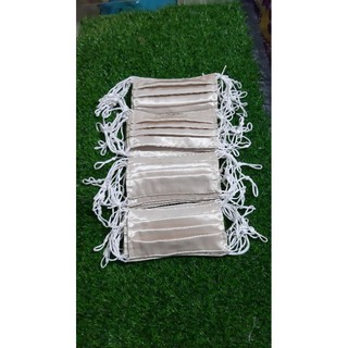 khẩu trang lụa, khẩu trang vải, lụa satin Cô Ba