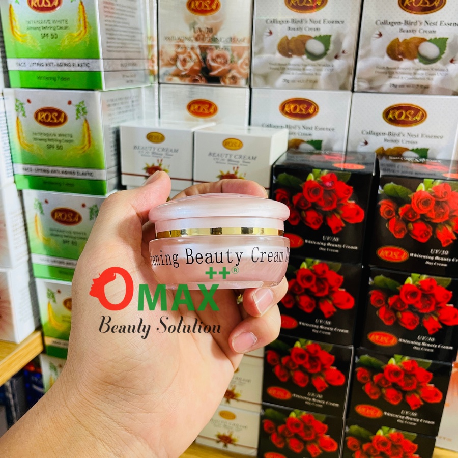KEM ROSA HOA HỒNG ĐEN UV/30 - WHITENING BEAUTY CREAM 15G