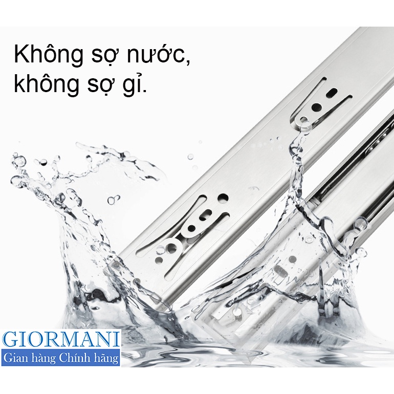 Bộ 2 Thanh ray trượt ngăn kéo tủ cho thợ làm tủ, đóng tủ  GIORMANI