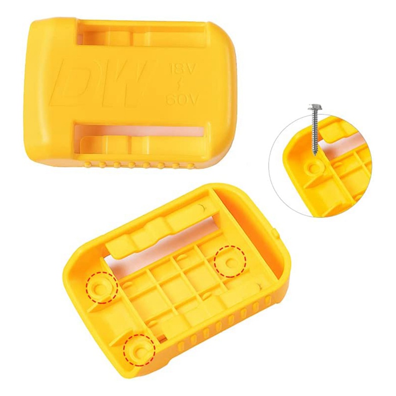 Giá Đỡ Pin Dewalt 18V 20V 60V Gắn Tường Tiện Dụng