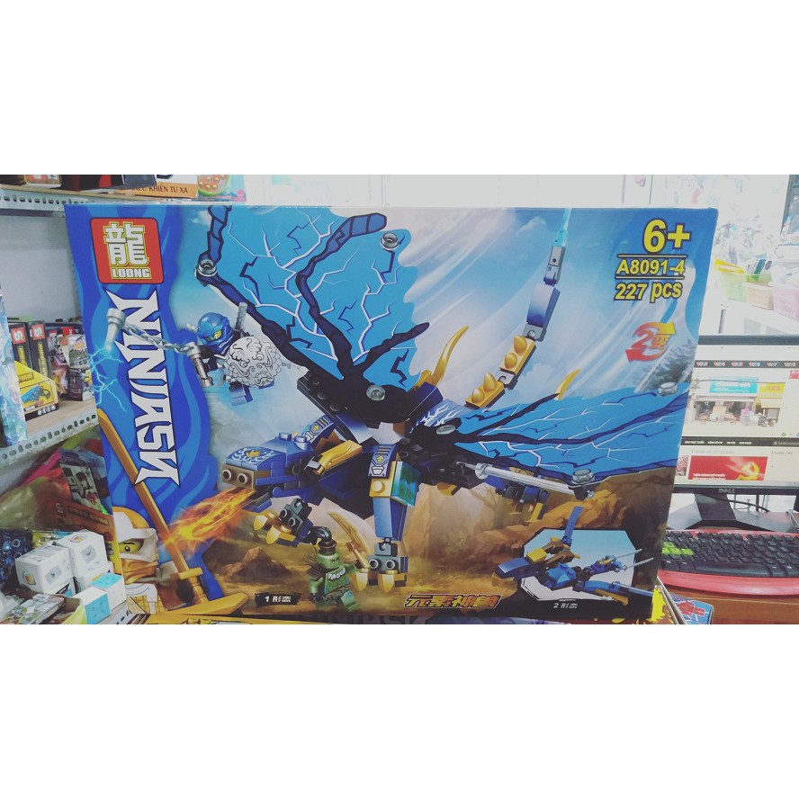 Bộ Ninjago_Lego Ninja Xếp Hình Rồng Chiến Đấu Thế Hệ Mới (220 - 230 mảnh)-Legoxanh