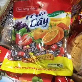 Kẹo cứng nhân trái cây Hải Hà 375 gam
