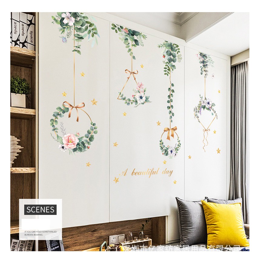 Decal dán tường Vòng nguyệt quế A42 - Decal dán tường Hàn Quốc | BigBuy360 - bigbuy360.vn