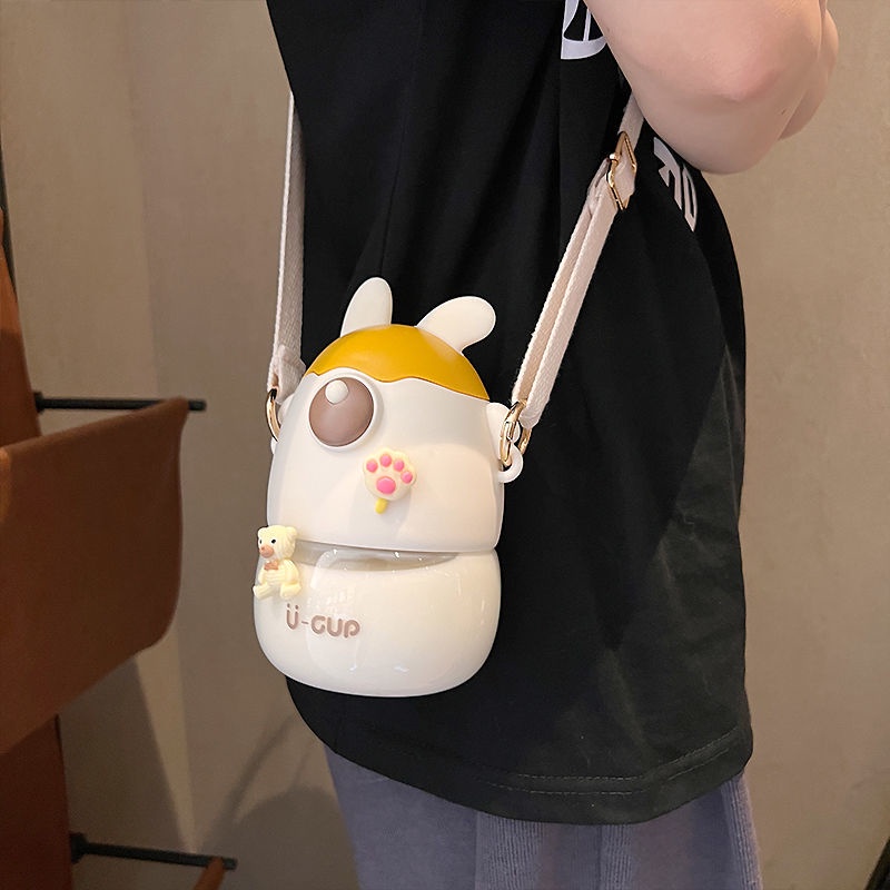 Bình Nước Có Ống Hút Dễ Thương Xinh Xắn 2022 Dành Cho Trẻ Em