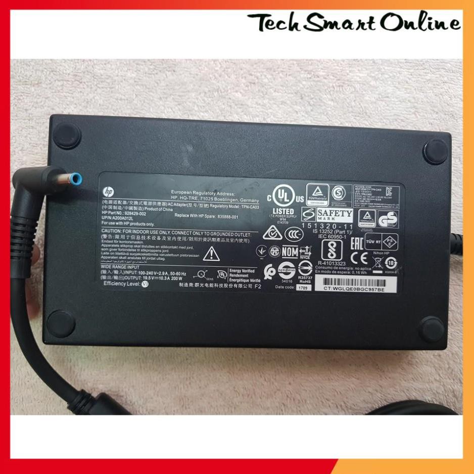 ⚡ Adapter sạc zin laptop HP 200w (19.5v-10,3A) kim nhỏ màu xanh dùng cho máy trạm Workstation HP zbook 17 G3, G4