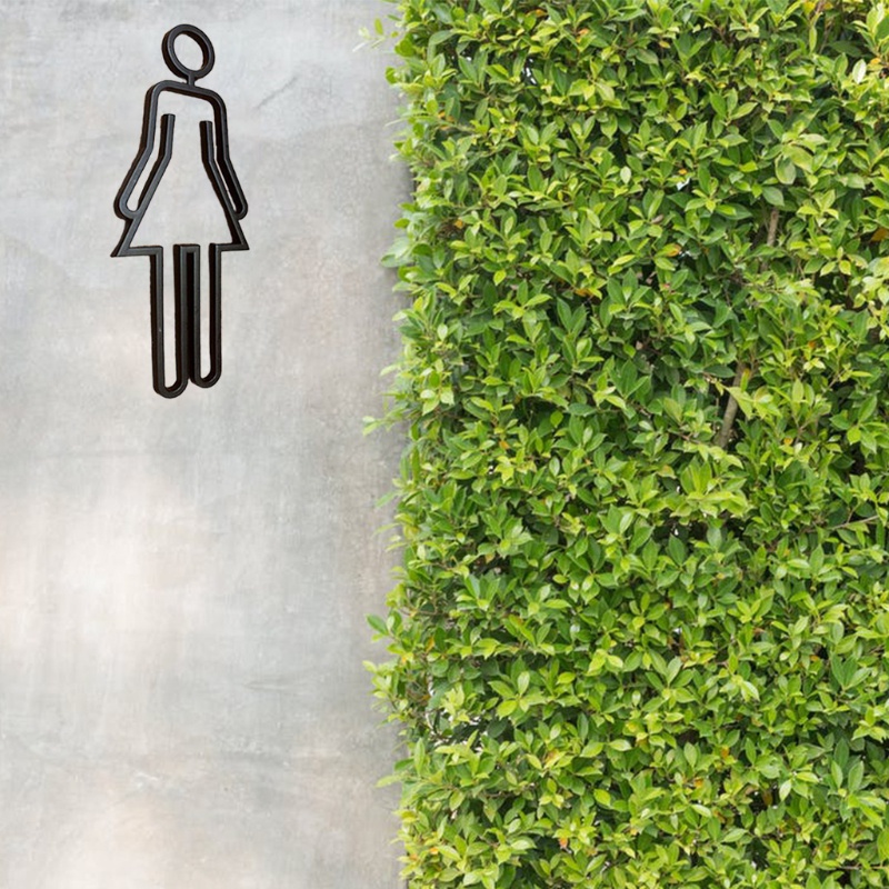 Miếng Dán Tường / Cửa Nhà Tắm Bằng Acrylic In Chữ kiss Beauty Độc Đáo Trang Trí Nhà Cửa